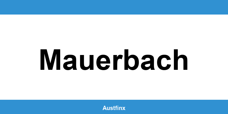 Telefonnummer und Online-Kontakt des Finanzamt in Mauerbach