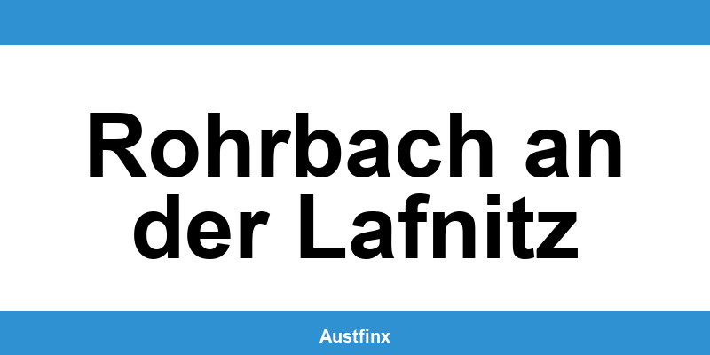 Telefonnummer und Online-Kontakt des Finanzamt in Rohrbach an der Lafnitz
