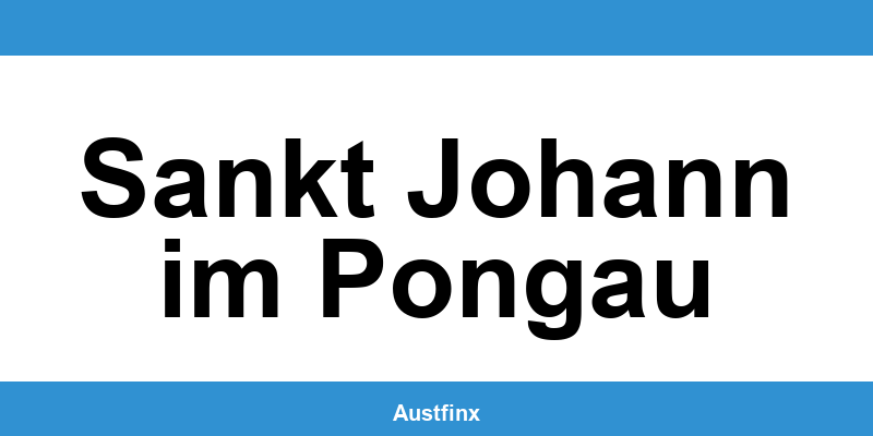 Telefonnummer und Online-Kontakt des Finanzamt in Sankt Johann im Pongau